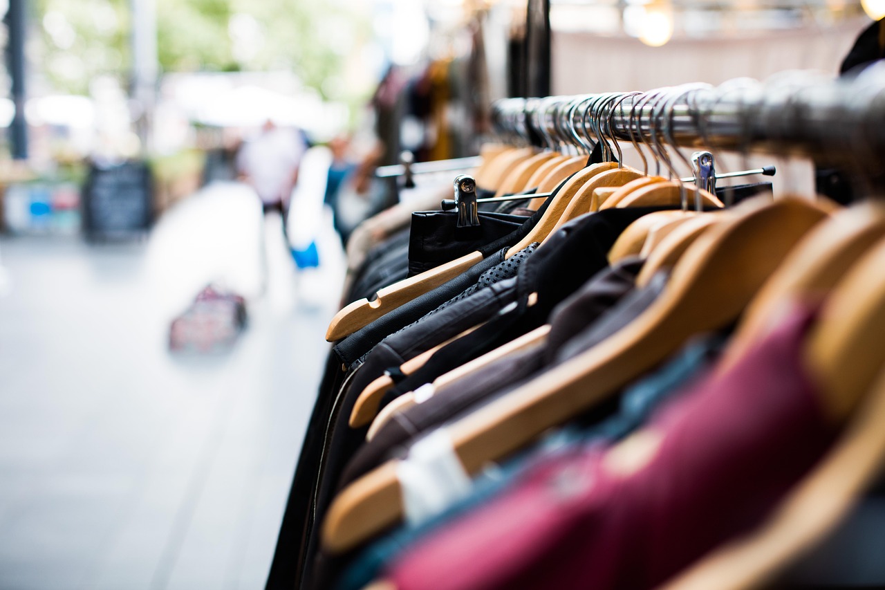 Curated designer wear catalogue in boutique